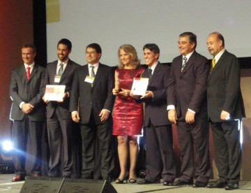 Esquerda para direita: Urbano Santiago Neto, Maurício Pinho, Jose Varela - Presidente da 3M do Brasil, Analice Carrer, Paulo Andreis, Mauro Balan e Marcio Negreiros