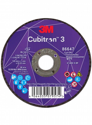 Discos de Corte e Desbaste 3M™ Cubitron™ 3